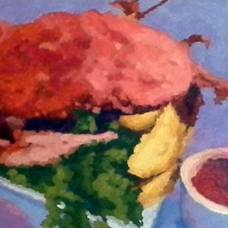 Original Expressionism Food Painting by Sydney Hall