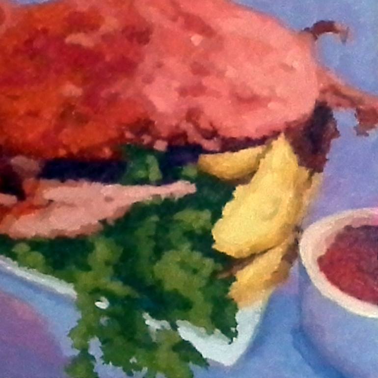 Original Expressionism Food Painting by Sydney Hall