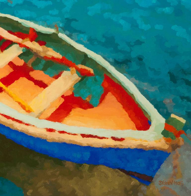 Original Modern Boat Painting by Sydney Hall