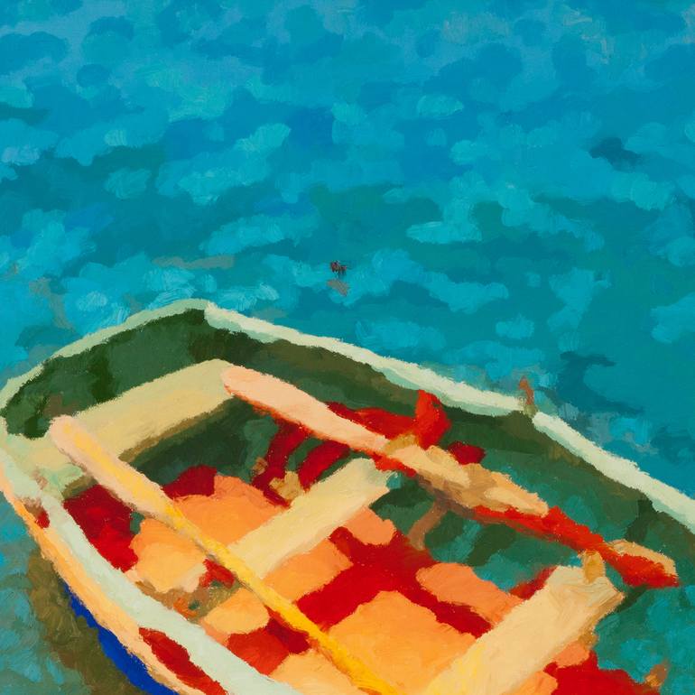 Original Modern Boat Painting by Sydney Hall