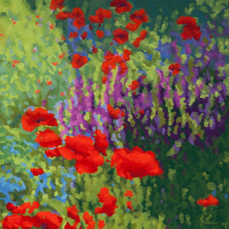 Poppy Dreams Painting by Sydney Hall Saatchi Art