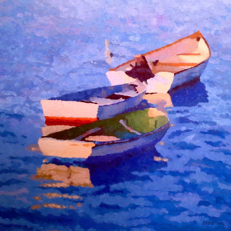 Let's Go Out Painting by Sydney Hall Saatchi Art