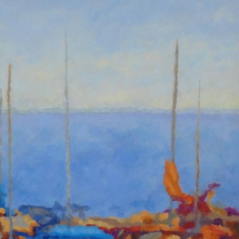 Original Modern Boat Painting by Sydney Hall