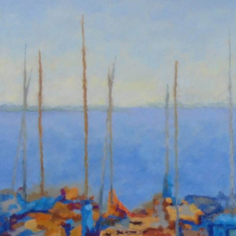 Original Modern Boat Painting by Sydney Hall