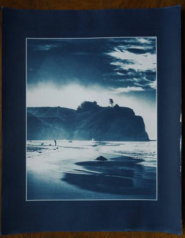 "The Fisherman of Pomponio" - Limited Edition Cyanotype-1 of 50 thumb