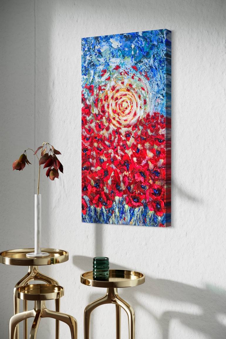 Original Fine Art Floral Painting by Natalia Kutova