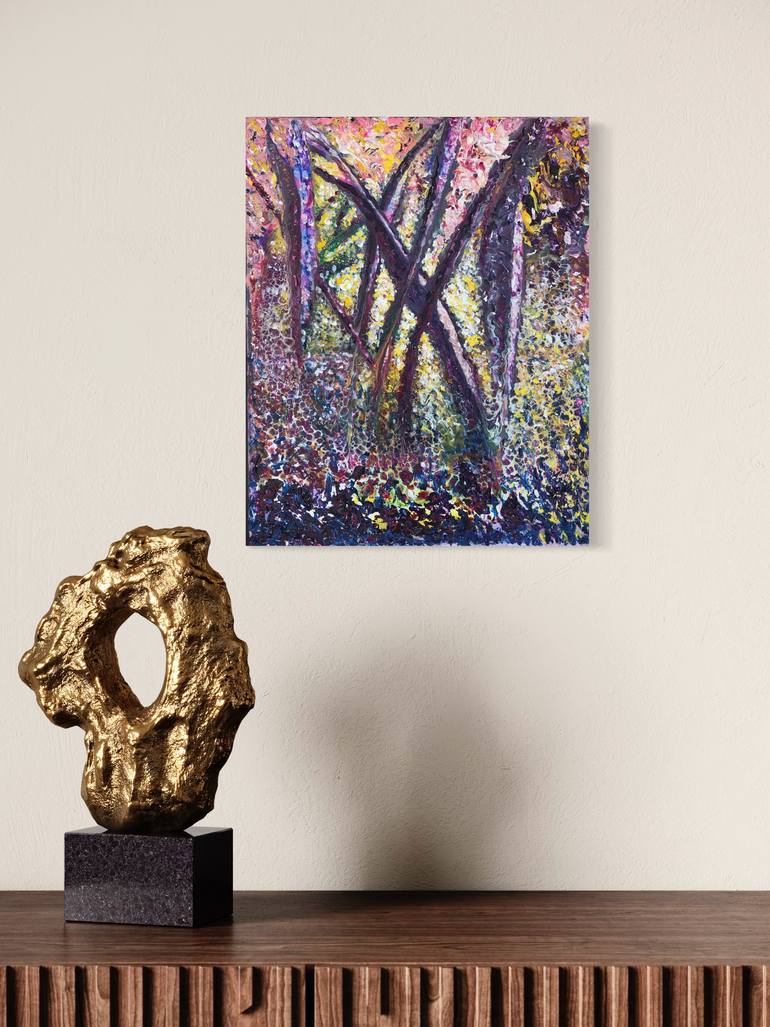 Original Impressionism Abstract Painting by Natalia Kutova