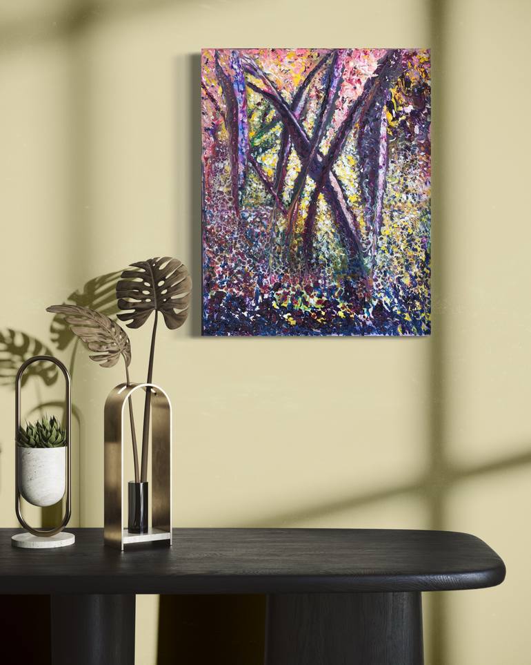 Original Impressionism Abstract Painting by Natalia Kutova