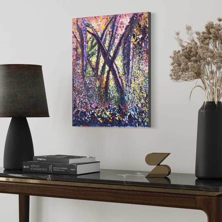 Original Impressionism Abstract Painting by Natalia Kutova