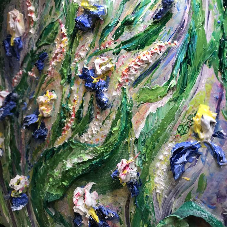 Original Fine Art Floral Painting by Natalia Kutova