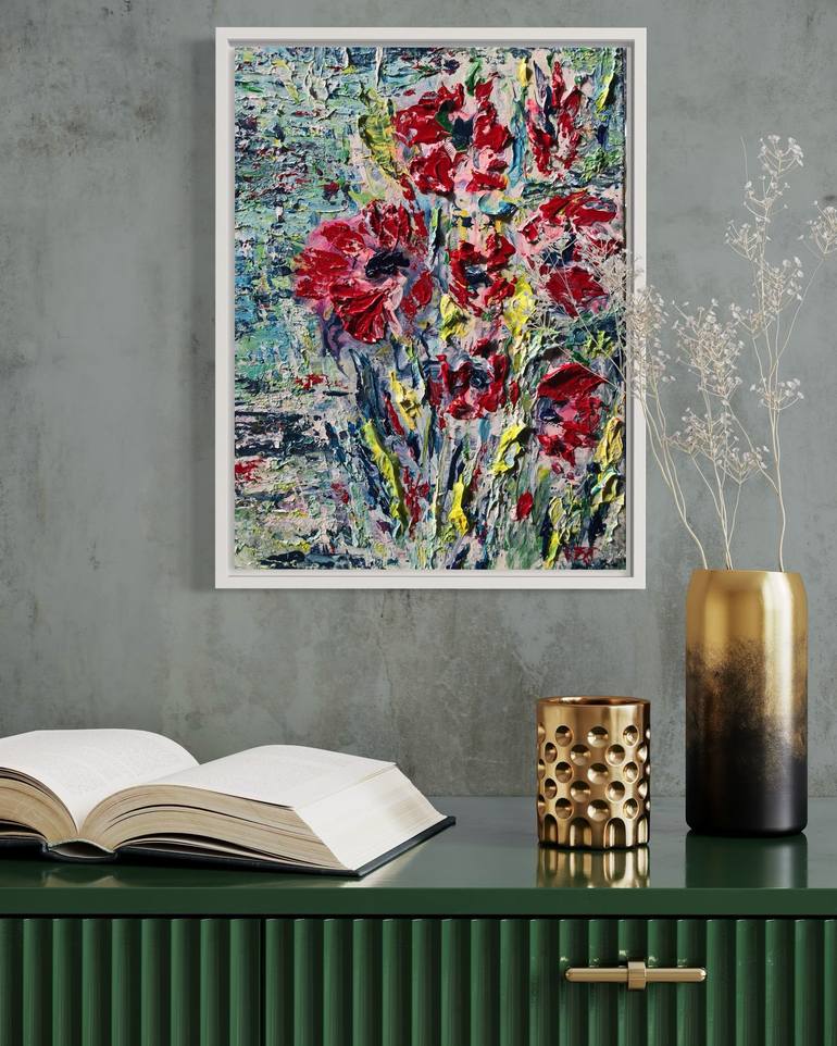 Original Fine Art Abstract Painting by Natalia Kutova