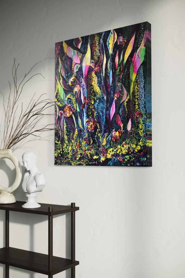 Original Fine Art Abstract Painting by Natalia Kutova