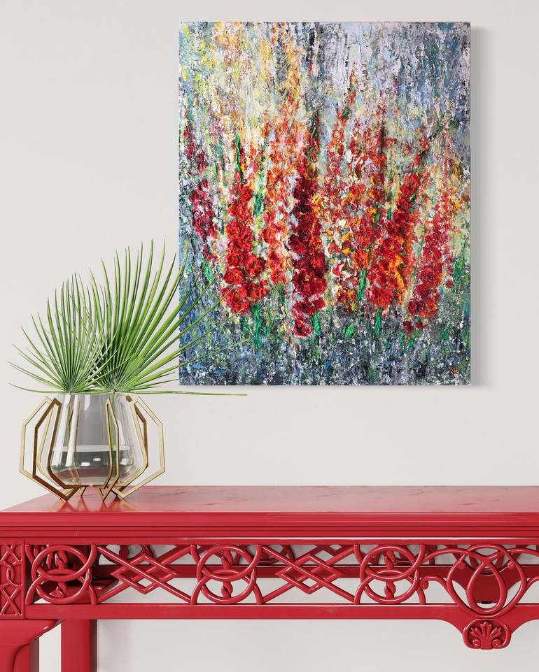 Original Fine Art Floral Painting by Natalia Kutova