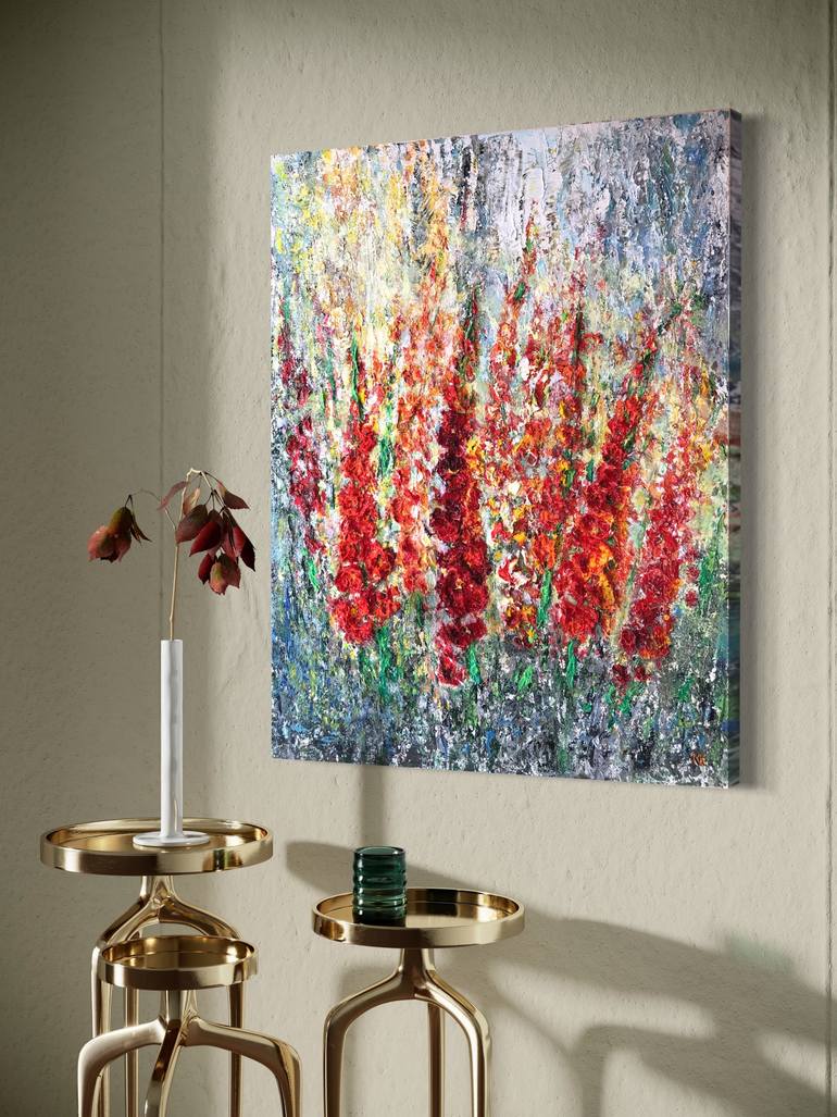 Original Floral Painting by Natalia Kutova