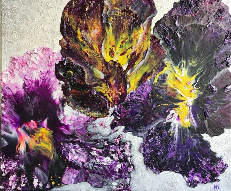Original Fine Art Floral Paintings by Natalia Kutova