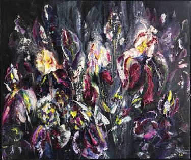 Print of Abstract Floral Paintings by Natalia Kutova