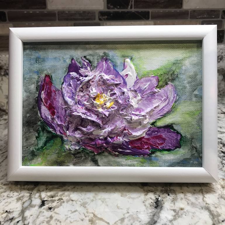 Original Fine Art Floral Painting by Natalia Kutova