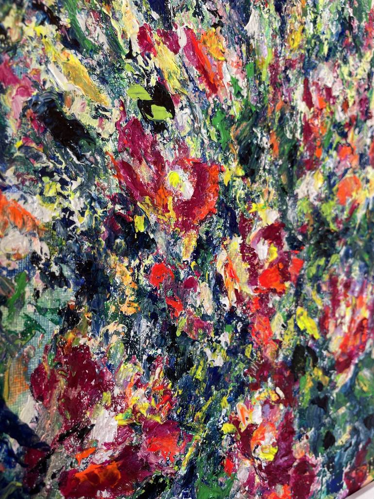 Original Impressionism Abstract Painting by Natalia Kutova