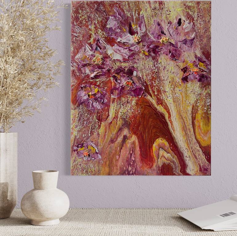 Original Fine Art Abstract Painting by Natalia Kutova