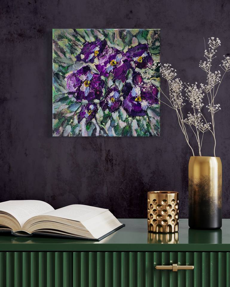 Original Fine Art Floral Painting by Natalia Kutova