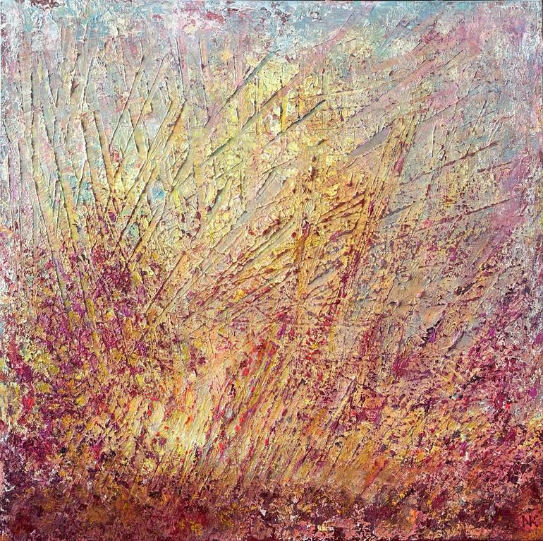 Print of Impressionism Abstract Paintings by Natalia Kutova