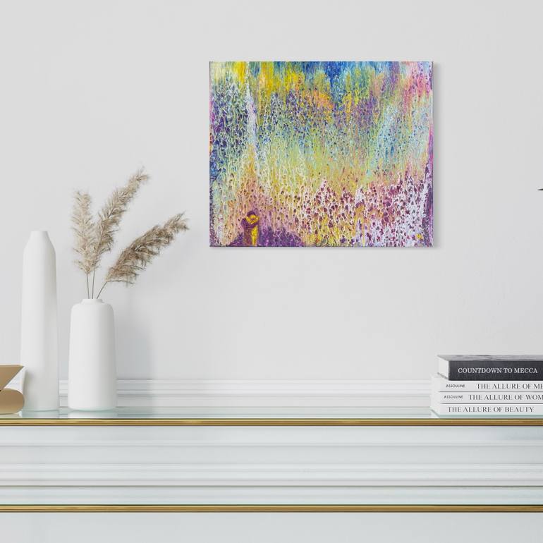 Original Abstract Expressionism Love Painting by Natalia Kutova