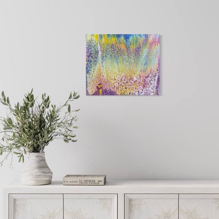 Original Abstract Expressionism Love Painting by Natalia Kutova