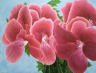Print of Realism Floral Paintings by Liam Murphy