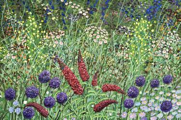 Original Fine Art Floral Paintings by Liam Murphy