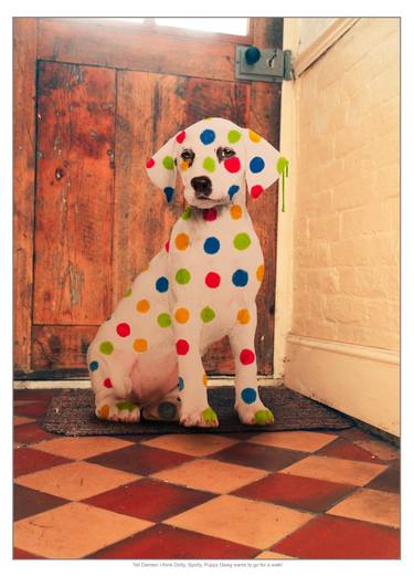 Tell Damien Dotty, Spotty, Puppy Dawg wants to go for a walk! thumb