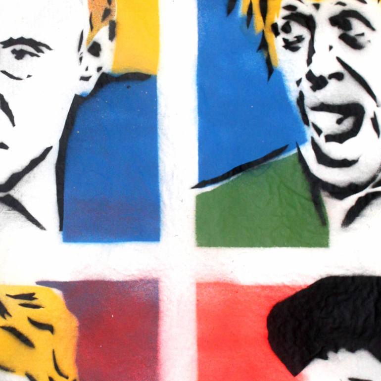 Original Abstract Politics Painting by Juan Sly
