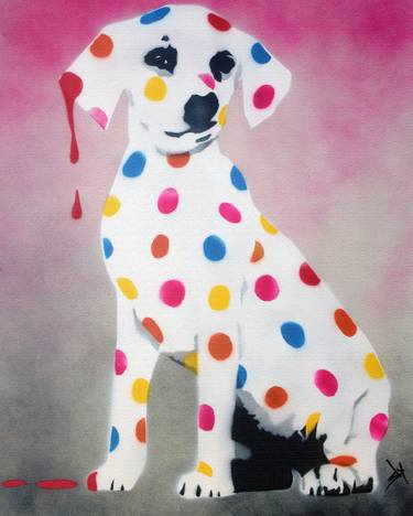 Copy of Damien's dotty, spotty, puppy dawg (pink on an Urbox) thumb