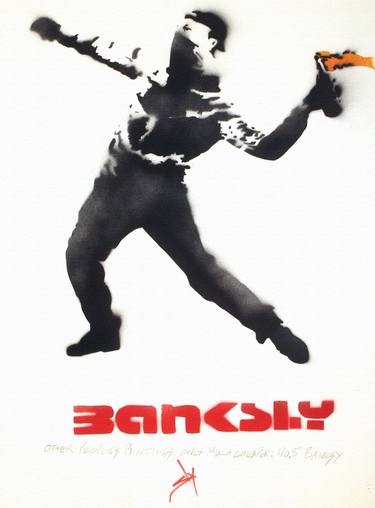 Other people’s paintings: No.5 Banksy (on an Urbox) thumb