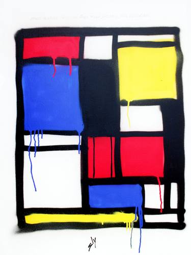 Other people's paintings only....No.3 Mondrian (on canvas). thumb