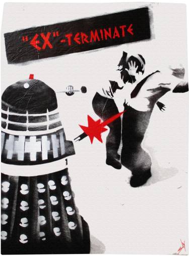 Ex-Terminate! (on gorgeous watercolour paper.) thumb