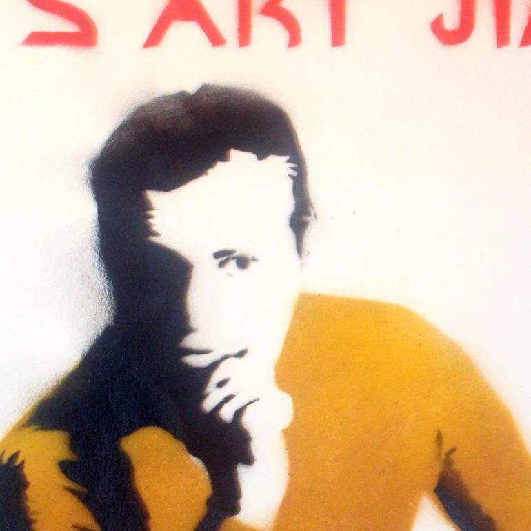 Original Abstract Celebrity Painting by Juan Sly