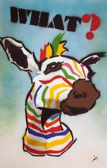 Original Pop Art Animal Paintings by Juan Sly