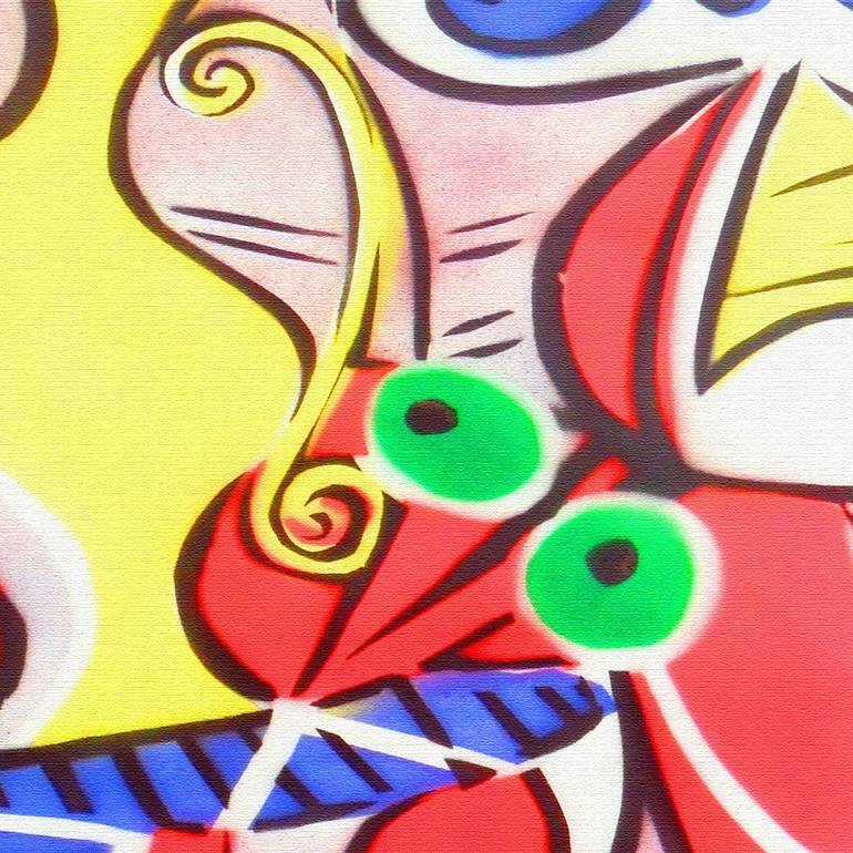 Original Street Art Abstract Painting by Juan Sly