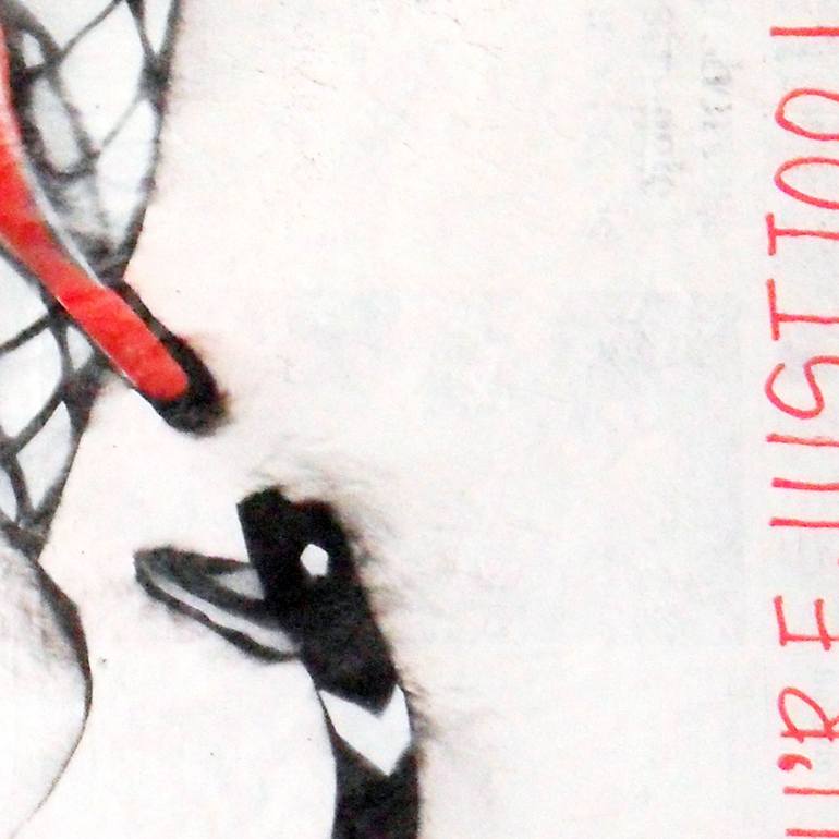 Original Abstract Religion Painting by Juan Sly