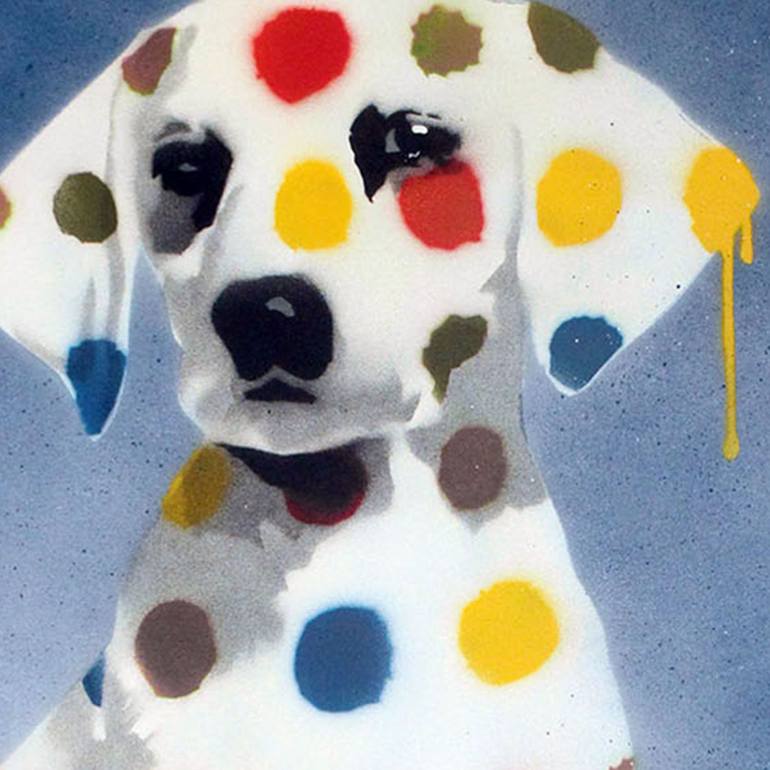 Original Abstract Animal Painting by Juan Sly