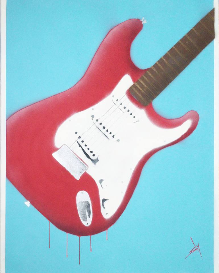 Original Street Art Music Paintings by Juan Sly
