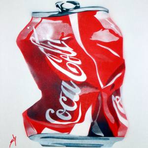 Crushed Coke (on plain paper).