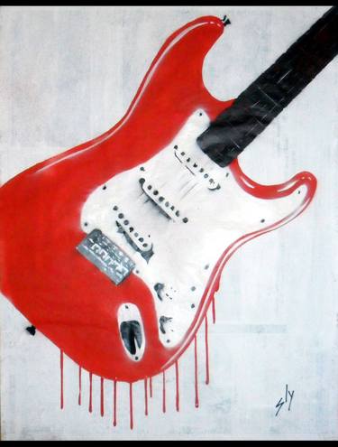 Bleeding guitar (on The Daily Telegraph). thumb