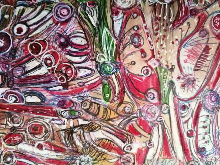 Scottish Bracken Drawing by Fiona Muir Saatchi Art