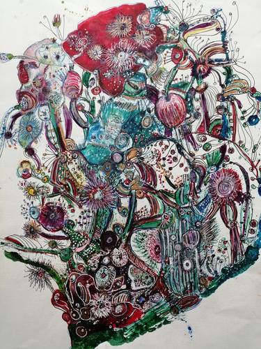 Print of Abstract Expressionism Botanic Drawings by Fiona Muir