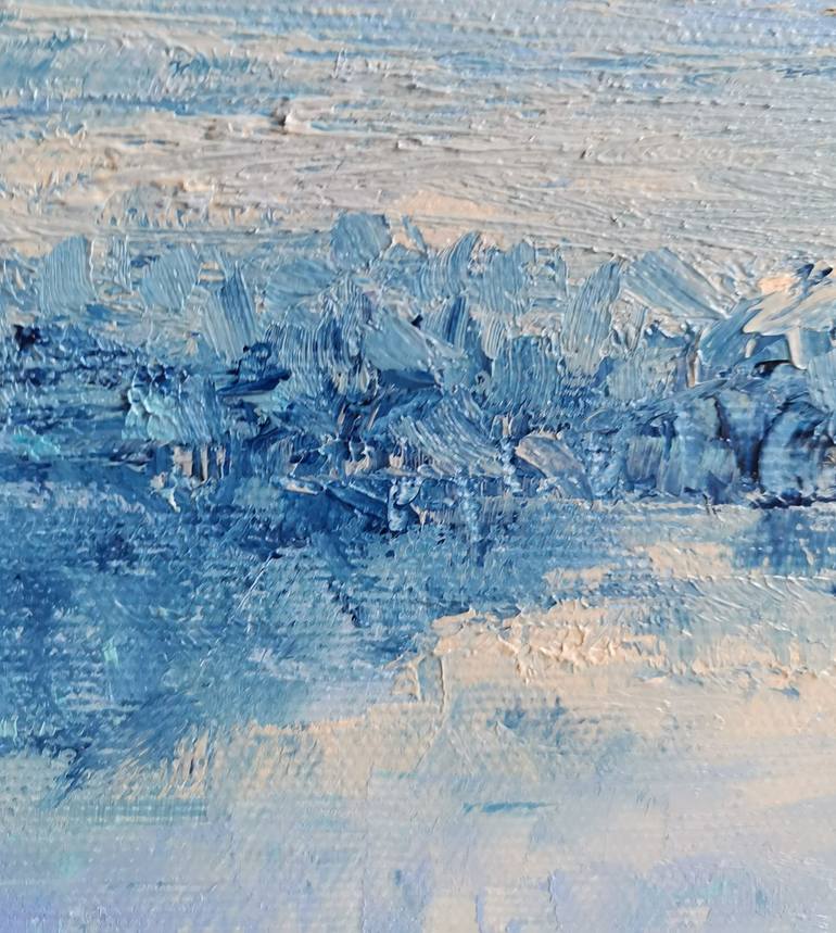 Original Impressionism Landscape Painting by Elena Mosurak