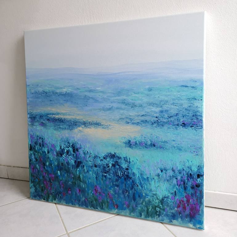 Original Impressionism Landscape Painting by Elena Mosurak