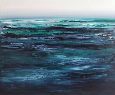 Original Abstract Seascape Paintings by Elena Mosurak