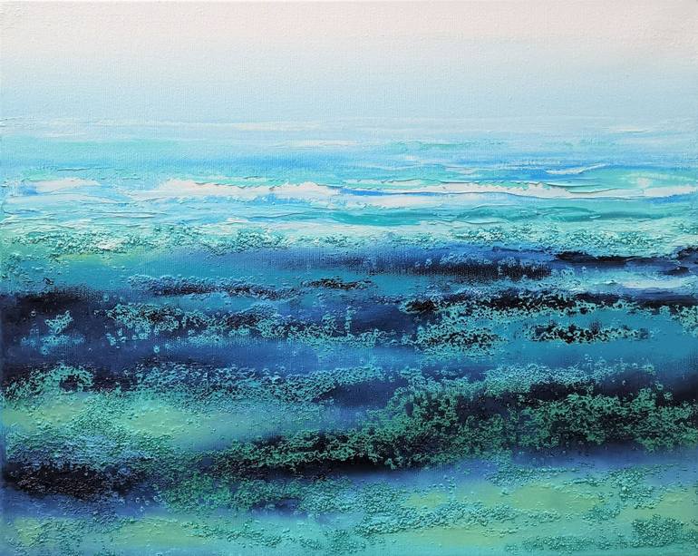 Print of Abstract Beach Paintings by Elena Mosurak