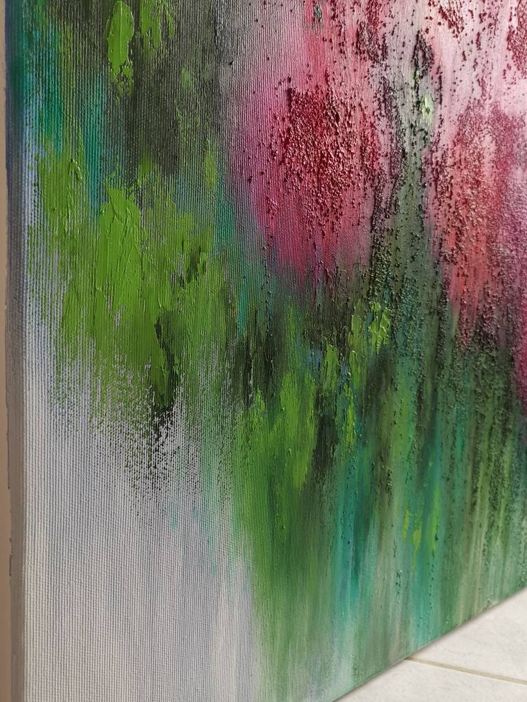 Original Impressionism Floral Painting by Elena Mosurak